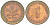 ФРГ 1 ПФЕННИГ 1979 D KM 105, J.380 сталь плакированная медью 3718-226