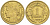 Франция 1 франк 1939 тип Морлон KM 885, LE FRANC 219.10 алюминиевая бронза 3853-151