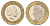 Великобритания 2 фунта 2012 Елизавета II (1952-2022), 200 лет со дня рождения Чарльза Диккенса KM 1224, Spink K29 биметалл 4111-1131