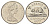 Канада 5 центов 1977 Елизавета II (1952-2022), бобр KM 60.1 никель 4689-416