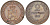 Болгария 2 стотинки 1912 Король Фердинанд I (1908-1918) KM 23.2 бронза 190-813