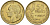 Франция 50 франков 1951 петух KM 918 алюминиевая бронза 4577-927