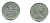 Великобритания 5 пенсов 1980 Елизавета II (1952-2022) KM 911, Spink 4233 (D1) медно-никель 540-522