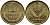СССР 1 КОПЕЙКА 1990 Федорин 180, ММД, ЦИФРЫ ДАТЫ РАССТАВЛЕНЫ KM 126a латнуь 4392-1161