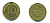 ФРГ 10 ПФЕННИГОВ 1983 J KM 108, J.383 сталь плакированная латунью 46-1333