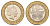 Великобритания 2 фунта 2004 Елизавета II (1952-2022), 200 лет первому паровозу Ричарда Тревесика KM 1049, Spink 4578 (K17) биметалл aUNC 4111-611