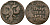 Россия полушка 1735 Анна Иоанновна (1730-1740), ПЛАЩИЛЬНАЯ МЕЛЬНИЦА НА РЕКЕ ЯУЗЕ, ОРЕЛ БОЛЬШЕ Биткин 343 медь 540-343