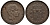 ИСПАНИЯ 10 СЕНТИМО 1879 OM, АЛЬФОНСО XII (1874-1885) KM 675 (Y70) бронза 1522-513