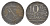 Вормс 10 пфеннигов 1918 Funck 613.2A, Men05 27640.2, Men18 34694.2 железо 4636-855