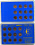 ЕВРОСОЮЗ НАБОР ИЗ 12 МОНЕТ ПО 1 ЦЕНТУ 1999-2002 UNC 06-081-32