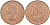 Великобритания 1/2 пенни 1967 Елизавета II (1952-2022) KM 896, Spink 4158 бронза 4544-155