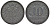 Германия 10 пфеннигов 1919 KM 26, J. 299, Weege 8 цинк 4119-312