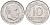 Испания 10 сентимо 1959 Франсиско Франко (1939-1975) KM 790 алюминий  UNC  4124-765