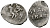 ВЕЛИКОЕ КНЯЖЕСТВО МОСКОВСКОЕ ДЕНГА 1535 - 1547 ИВАН IV ВАСИЛЬЕВИЧ, МОСКОВСКИЙ МОНЕТНЫЙ ДВОР, 0,36 ГР ГиК №26 серебро 262-1115