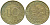 ФРГ 10 ПФЕННИГОВ 1971 J KM 108, J. 383 сталь плакированная латунью 113-132