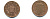 Великобритания 1 пенни 2003 Елизавета II (1952-2022) KM 986, Spink 4710 (B5) сталь плакированная медью 177-556