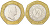 Иордания 1/2 динара 2000 Абдалла ибн Хусейн (1999-) KM 79 биметалл 4162-636