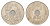 Дания 25 эре 1983 Маргрете II (1972-2024) KM 861 медно-никель 4654-341