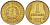 БОЛГАРИЯ 1 СТОТИНКА 1962 KM 59 латунь UNC 99-1058