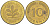 ФРГ 10 ПФЕННИГОВ 1978 J KM 108, J. 383 сталь плакированная латунью 4182-911