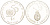 Аргентина 1 песо 1995 50 лет ООН, тираж 500 экземпляров KM 126 серебро PROOF 00-903-06