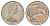 Новая Зеландия 20 центов 1977 Елизавета II (1952-2022), птичка киви KM 36.1 медно-никель 4182-1147