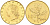 Италия 20 лир 1994 R, дубовый лист KM 97.2 алюминиевая бронза  UNC  4594-862