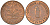 ФРГ 1 пфенниг 1967 D KM 105, J. 380 сталь плакированная медью    4115-122