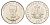 Гаити 50 сантимов 1995 KM 153a сталь плакированная никелем UNC 4634-1032