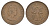 Кипр 5 милей 1955 Елизавета II (1952-2022) KM 34 бронза 4652-331