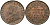 Британская Индия 1/4 анна 1936 Георг V (1910-1936) KM 512 бронза UNC 94-246