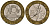 Франция 10 франков 1991 тип Гений Бастилии KM 964.1, Le Frank 375.6 биметалл 4138-333