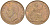 Великобритания 1 пенни 1945 Георг VI (1936-1952) KM 845, Spink 4114 бронза 215-333