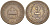 Венгрия 2 филлера 1894 KB, Франц Иосиф I (1848-1916), редкий год KM 481 бронза 201-1032