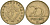 Венгрия 20 форинтов 1994 венгерский ирис KM 696 никель-латунь 4364-2325