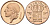 Бельгия 50 сантимов 1992 Belgique KM 148.1 бронза UNC 192-465