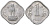 Индия 1 пайс 1967 (круг) - Хайдарабад KM 10.1 алюминий 4615-1158
