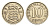Эстония 10 сентов 1931 год-тип KM 12 никель латунь 4668-625