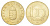 Венгрия 100 форинтов 1994 KM 698 латунь UNC 4706-1057