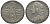 Великобритания 6 пенсов 1757 Георг II (1727-1760) KM 582.2; Spink 3711 серебро 1523-1013