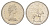 Канада 25 центов 1973 100 лет конной полиции Канады KM 81 никель UNC 4652-732