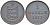 Гернси 1 дабл (дубль) 1933 KM 11 бронза 3851-1022