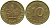 ФРГ 10 ПФЕННИГОВ 1969 G KM 108, J.383 сталь плакированная латунью 98-427