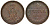 Ганновер 1 пфенниг 1861 B, Георг V KM 233, AKS 156, J. 90 медь 4594-267