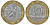 Франция 10 франков 1991 тип Гений Бастилии KM 964.1, Le Frank 375.6 биметалл 45-826
