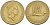 Новая Зеландия 2 доллара 1998 Елизавета II (1952-2022), большая белая цапля KM 79 алюминиевая бронза 59-1512
