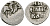 Великое Княжество Московское денга 1535 - 1547 Иван IV Васильевич, Московский монетный двор, 0,34 грамм ГиК №21 серебро 262-741