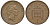 Великобритания 1 пенни 1990 Елизавета II (1952-2022) KM 935, Spink 4381 (B3) бронза 72-1164