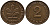 ФРГ 2 пфеннига 1977 F KM 106a, J.381a сталь плакированная медью 33-237