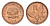 Папуа - Новая Гвинея 1 тойя 1975 KM 1 бронза UNC 4669-322